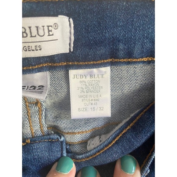 Judy Blue Dark Blue Skinny Jeans - Picture 6 of 8
